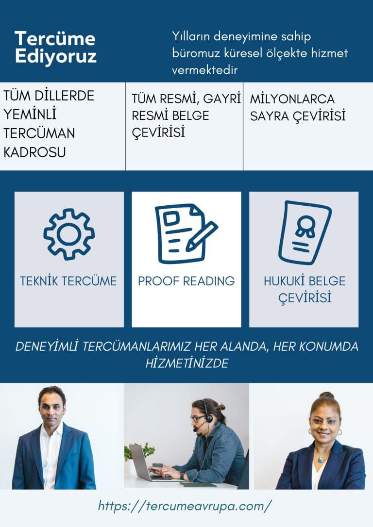 Yeminli Tercüman Arnavutköy, Noter Onaylı Tercüme