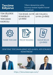 Yeminli Tercüman Arnavutköy, Noter Onaylı Tercüme