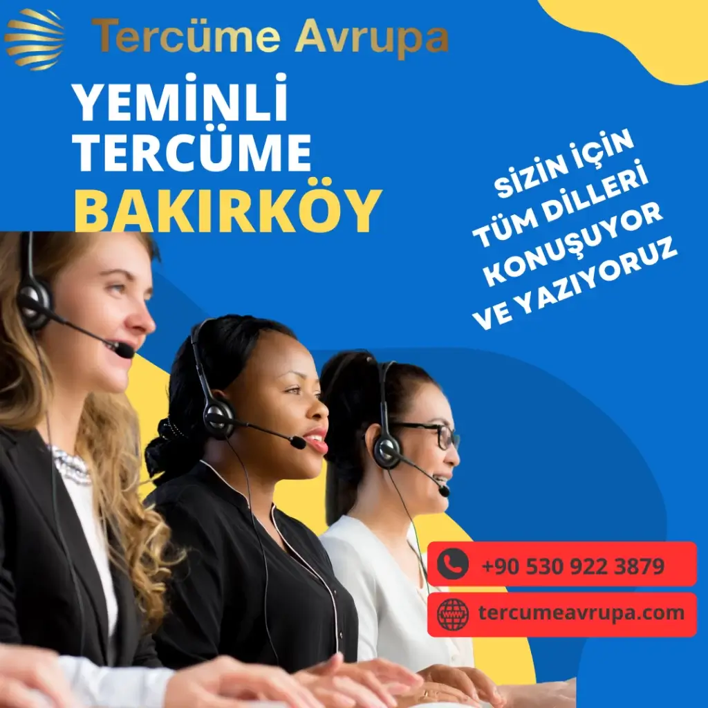 bakırköy tercüme bürosu